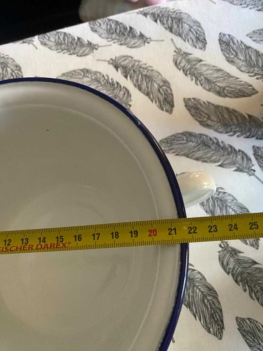 Bacio /penico esmalte vintage flores