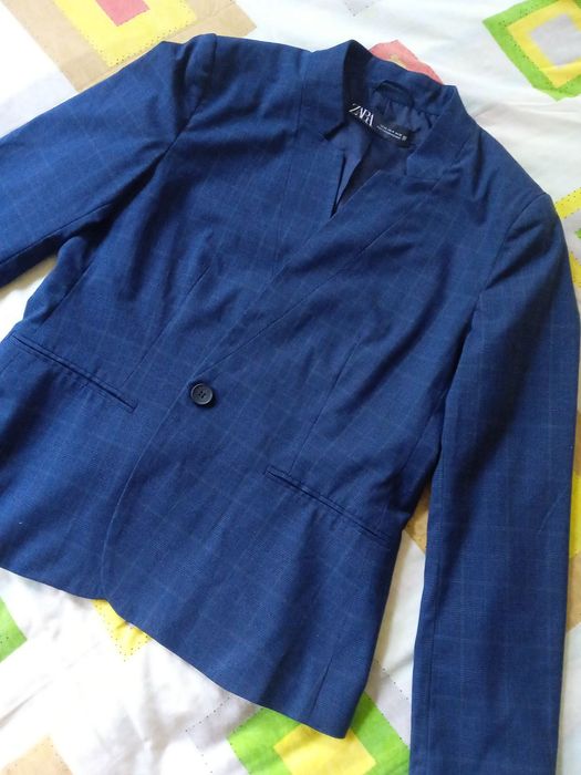 ZARA,Піджак, фрак,костюм,пиджак, EUR 42 , в клітинку, жакет