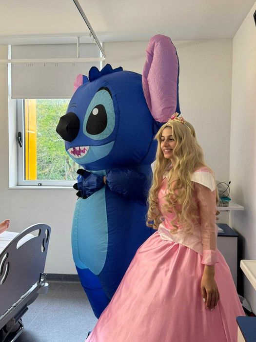 Animação infantil com princesas