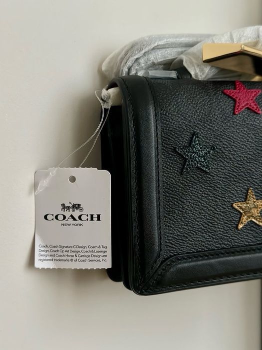 Coach сумка кросс боди сумочка натуральная кожа оригинал