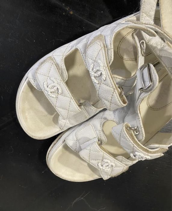 Chanel шанель сандалі сандали босоножки еко штучна шкіра