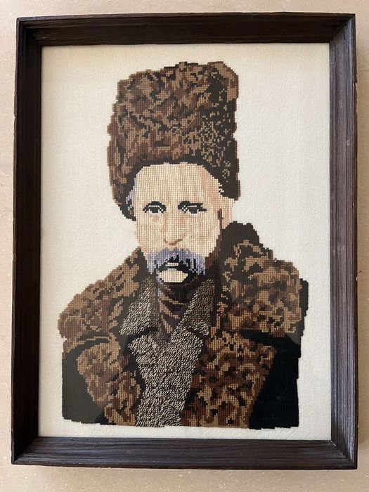 Вишитий портрет Т Г Шевченка