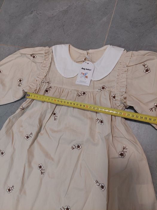 Сукня для дівчинки з комірцем, 3-4 роки