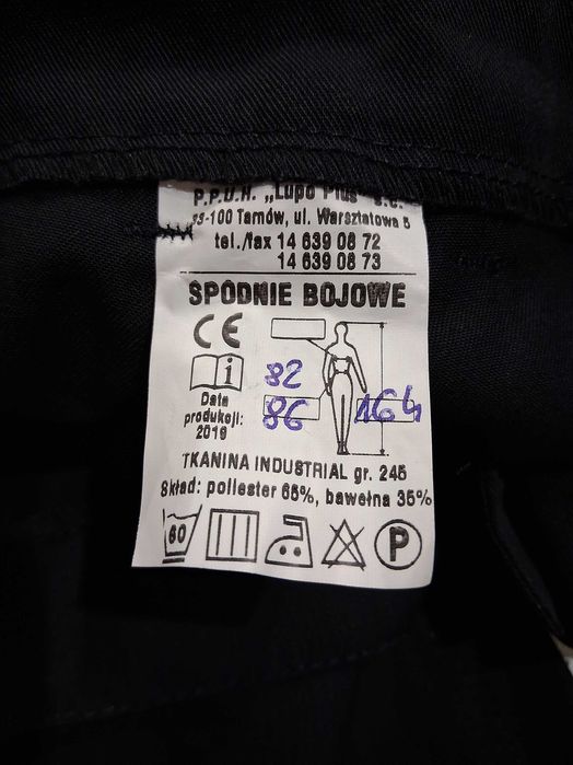 Spodnie - Bojówki / Czarne / Rozm. 86/164 / Nowe