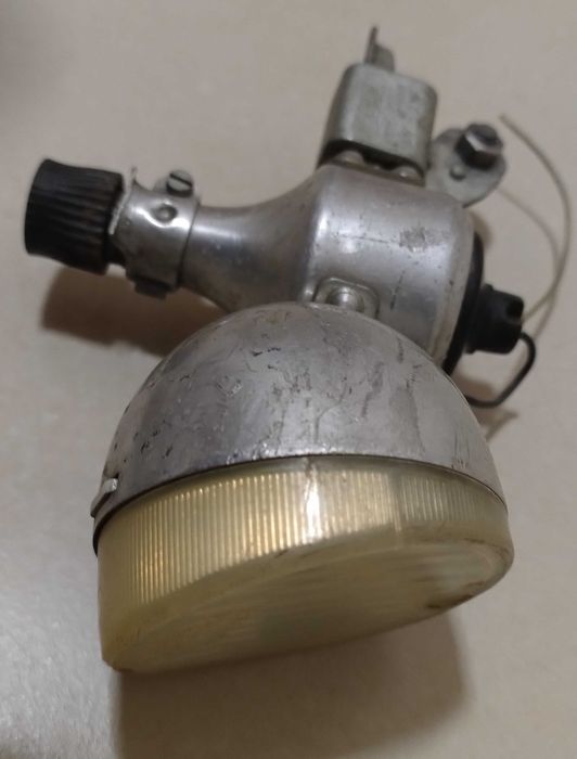 Lampa i dynamo, prądnica do starego roweru - DDR Ruhla 6V 3W sprawne ...