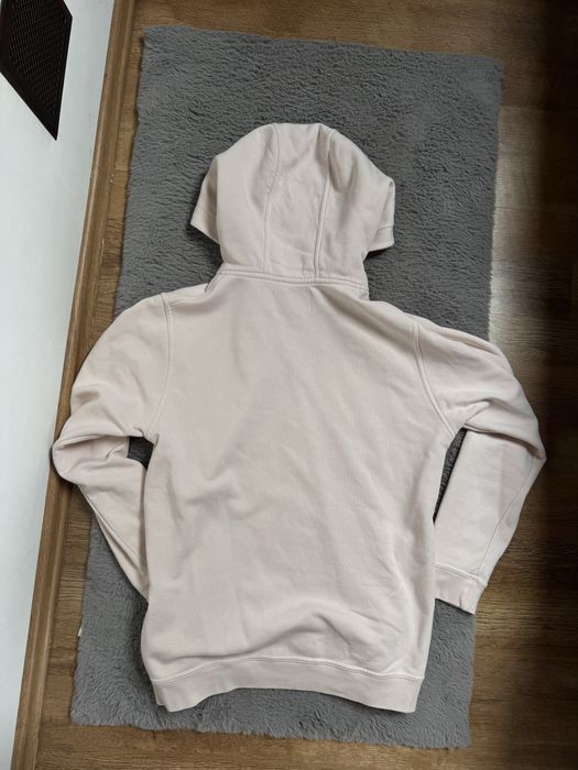 Beżowa oversize bluza z kapturek cleant y2k rozmiar M