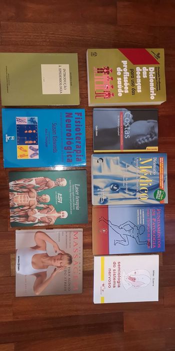 Livros técnicos saúde /Medicina/fisioterapia/doenças/dicionário médico