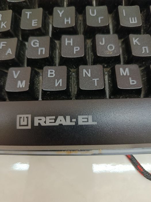 Механічна клавіатура ігро+ мишкава Real El