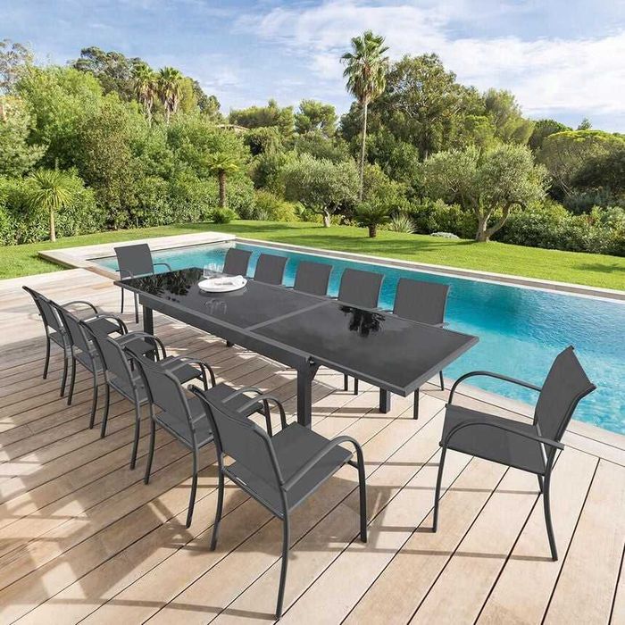 Mesa de jantar extensível (PIAZZA)  135-270cm (Hôma) - Como nova