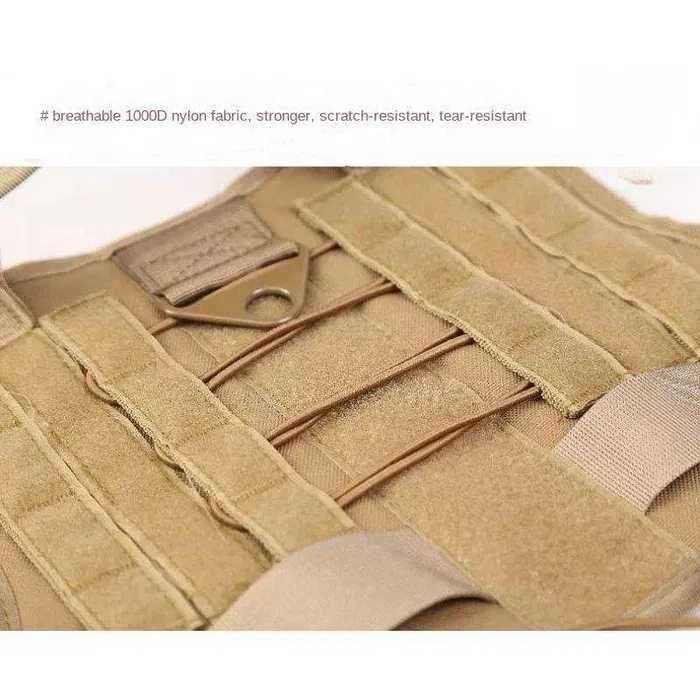 (NOVO) Peitoral Militar Cão * Peitoral tático * Arnês de treino Cão