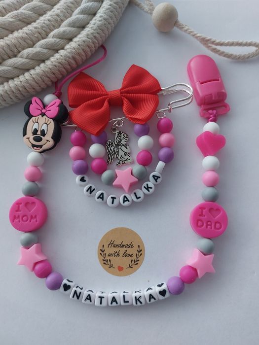 Zawieszka do smoczka z imieniem