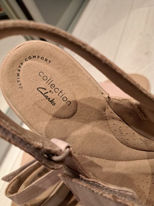 Clarks damskie sandaĺki, nowe,40 26cm