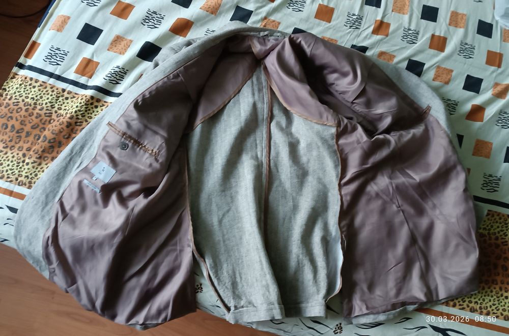 Піджак лляний новий Next Tailoring (Slim Fit), розмір 40R (L)
​Опис: