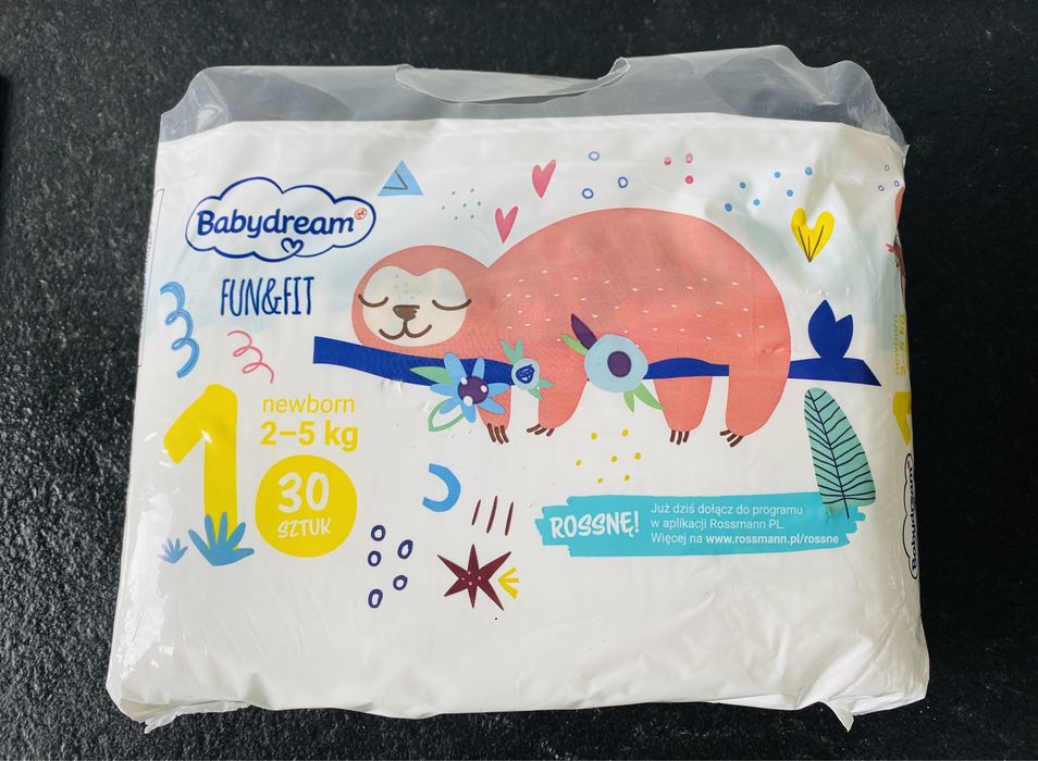 Pieluszki jednorazowe BABYDREAM Fun&Fit 1 , 2-5kg