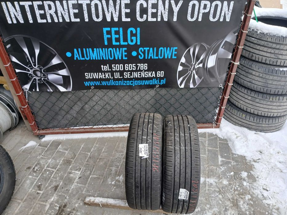 2x używane opony letnie 205/55 R16 Continental Montaż GWARANCJA