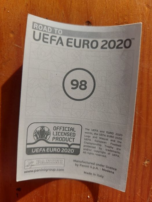 Cromo Euro 2020 MBAPPÉ N.98