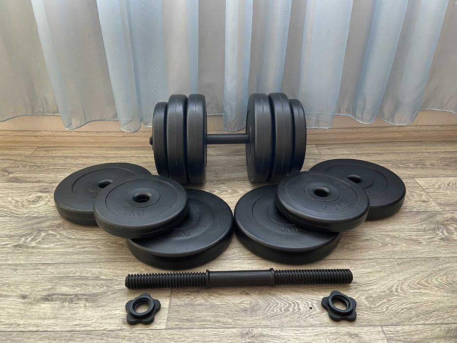 Гантелі 2 по 25 розбірні набірні гантели наборные разборные 50 кг