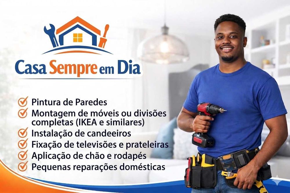 Remodelações / Arranjos em Casa / Pintura de Paredes