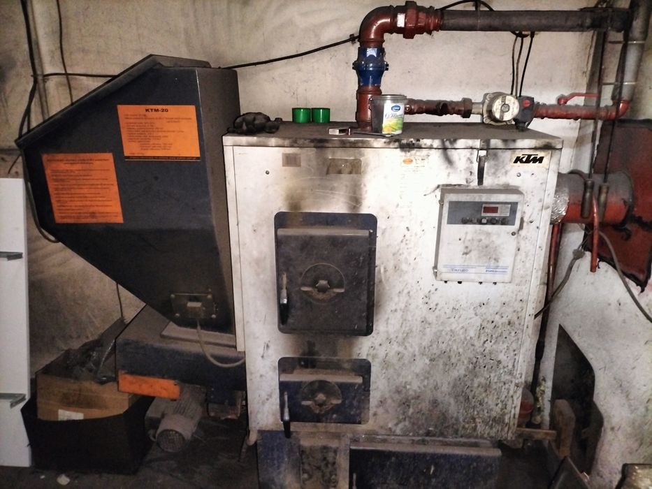 Piec na części ekogroszek pellet drewno