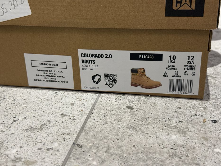 Чоловче взуття CAT оригінал, розмір 42, без пошкоджень, стан нових