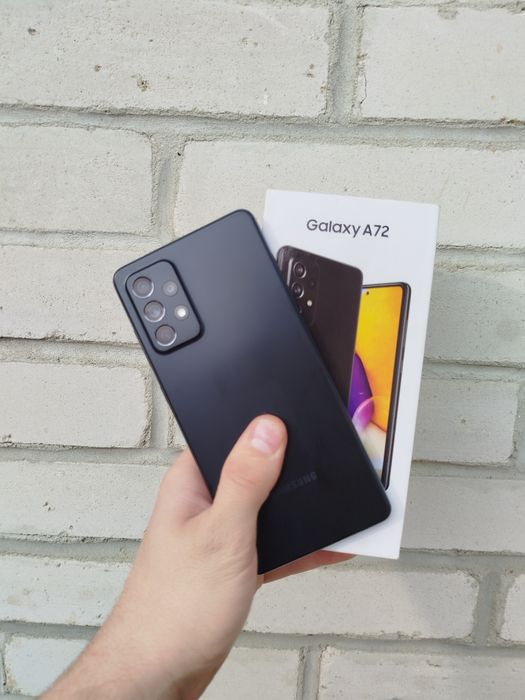 ‼️Samsung Galaxy A72 128 gb + 3 чехла ПОВНИЙ КОМПЛЕКТ! Телефон Самсунг А 72 128 гб.
