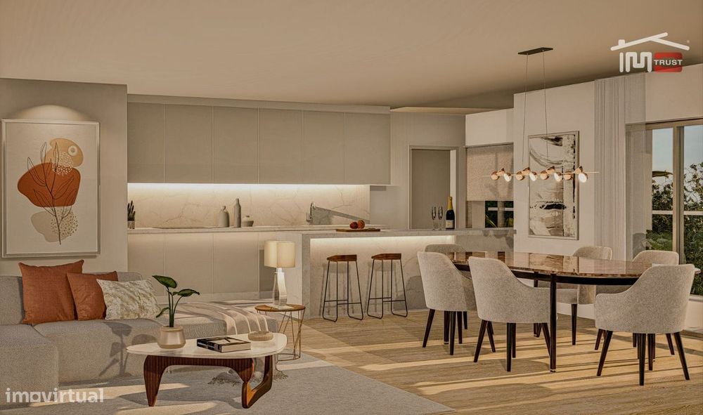 Luxuoso Apartamento com 3 suites, cozinha equipada, varandas e garagem