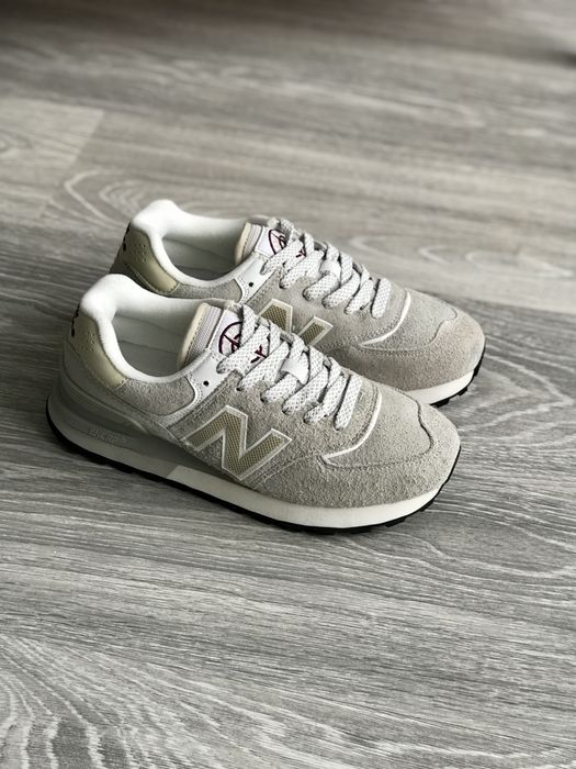 Кросівки Кроссовки New Balance 574 x Stone Island Beige White Бежевый Белый Бежевий Білий Кросовки демісезон