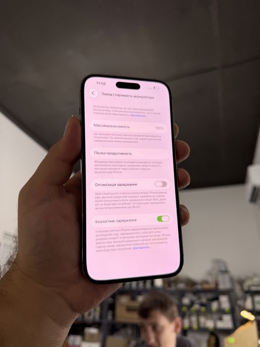 Apple Iphone 14 Pro Max 256 gb 100% айфон Про Макс фіз сім