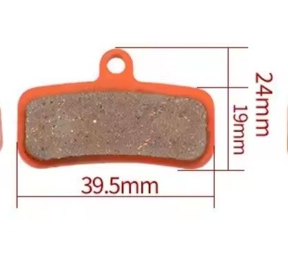 Calços travão semi metálicos para pinças 4 pistões