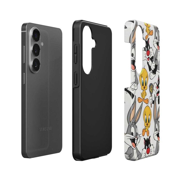 Capa Celular Looney Tunes Bugs Bunny Tweety - Cartoon Divertido