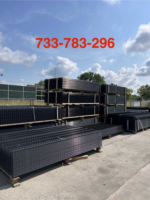 Kompletne ogrodzenie panelowe 123cm fi 4 - 45zł/1mb