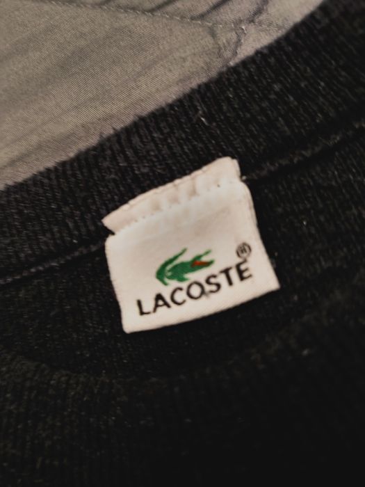 Lacoste Sweter czarny M/S