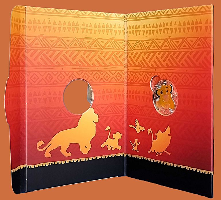 FRANÇA - 10€ moeda Rei Leão Prata