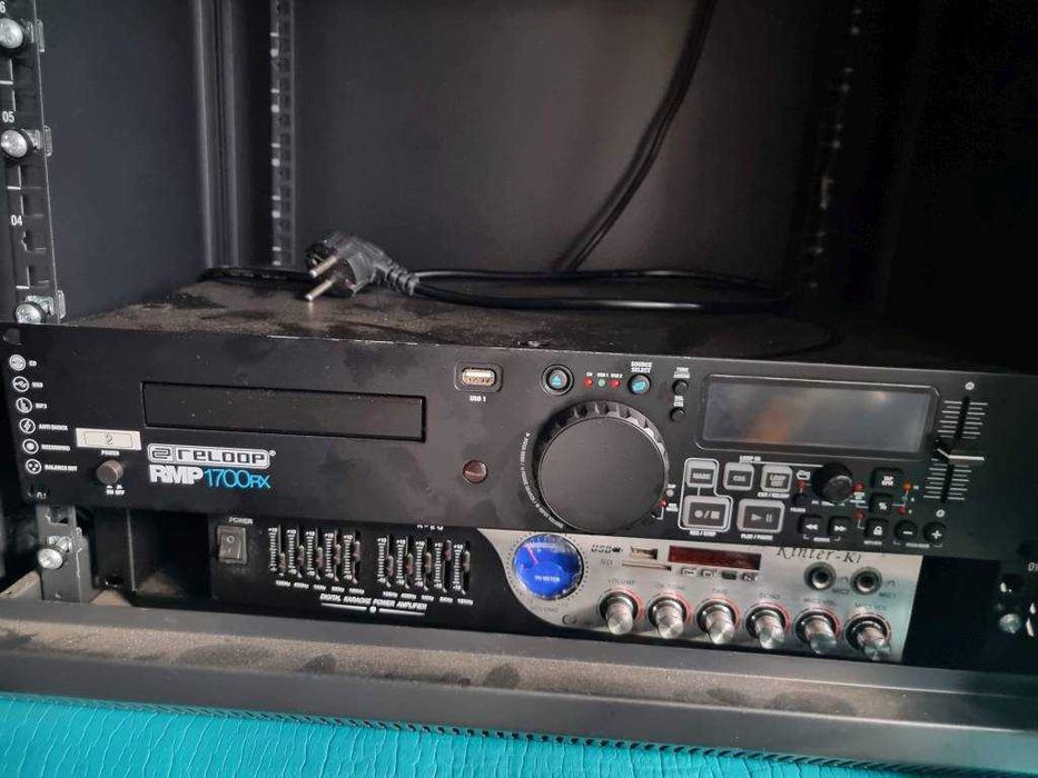 Odtwarzacz RELOOP RMP1700RX odtwarzacz z pilotem volume i pitch CD mp3