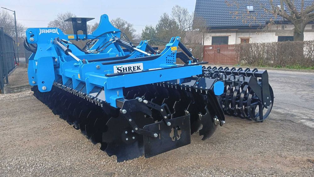 brona talerzowa hyd. JANPOL SHREK STRONG daszek 600  4/4,5/5/6M WÓZEK RATY 0%