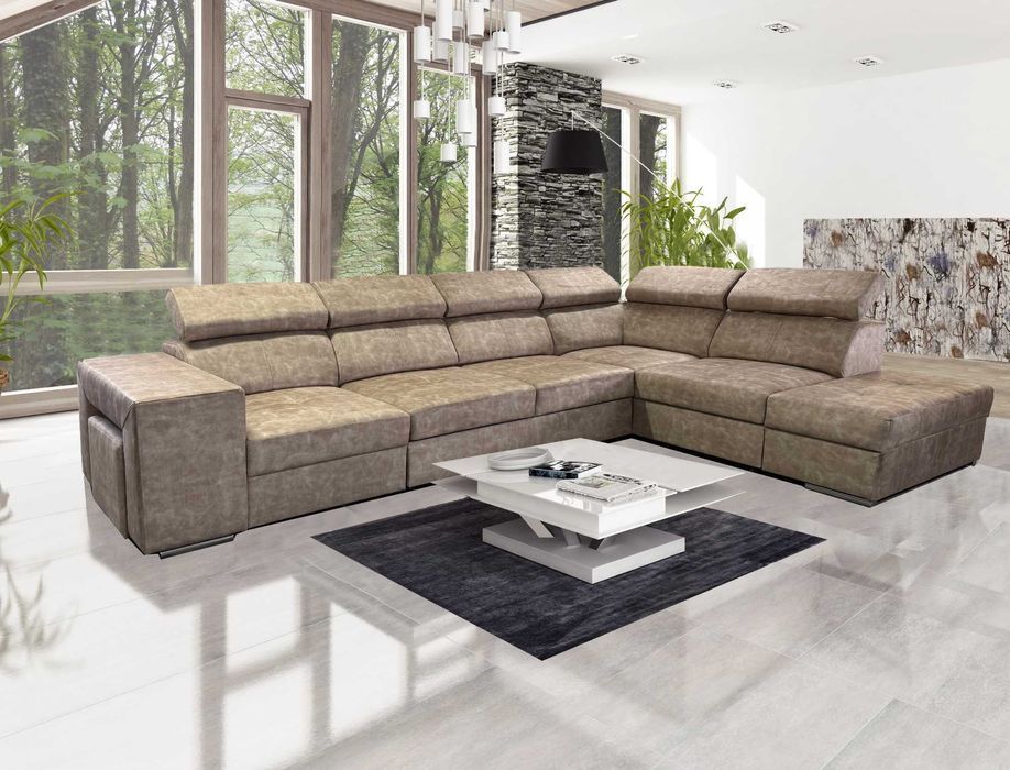 Duży rozkładany narożnik MALAGA do Salonu, Dostawa