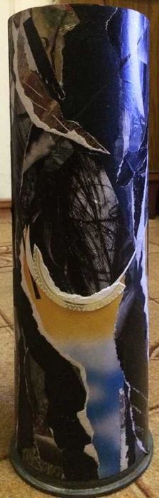 Ваза для ікебана та квітів (з гільзи 105-го калібру)