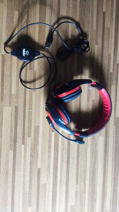 Gamingowe Słuchawki z mikrofonem USB MEDIA-TECH NEMESIS MT3574