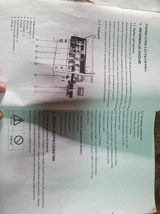 Okleiniarka krawedziowa ATILA MF508