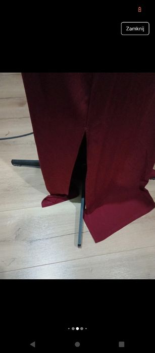 Suknia imprezowa balowa bordo rozmiar 50