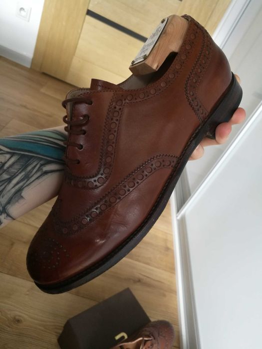 Meka oksfordki damskie skórzane rozmiar 40