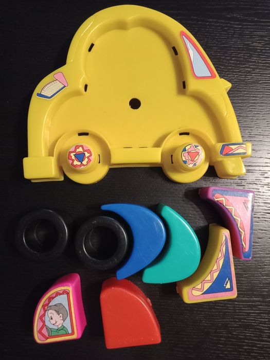 Klocki edukacyjne układanka auto