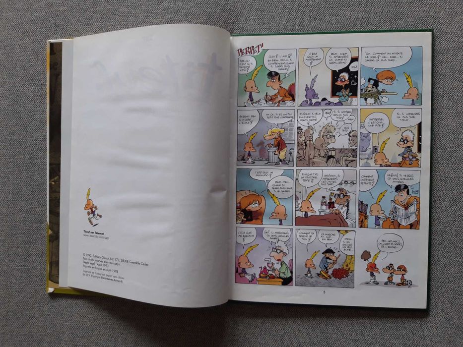 BD Titeuf "L'amour, c'est pô propre" de ZEP