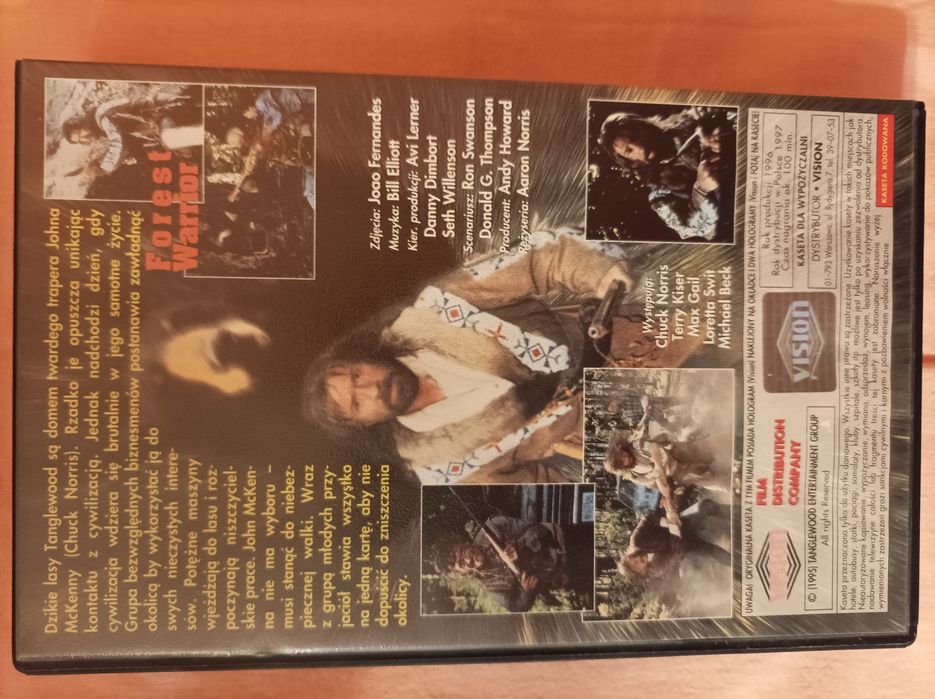 Sprzedam kasetę VHS Chuck Norris