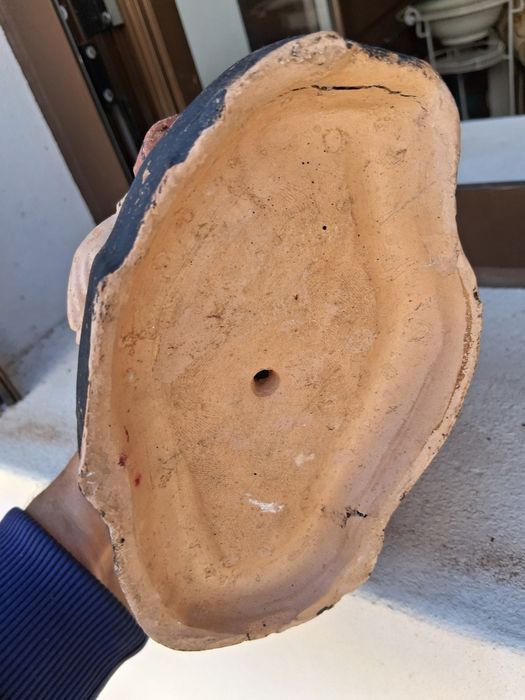 Busto Jogador de Cartas em terracota. Coimbra