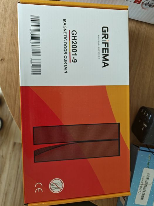 NOVO - Cortina magnética para porta 210x90cm