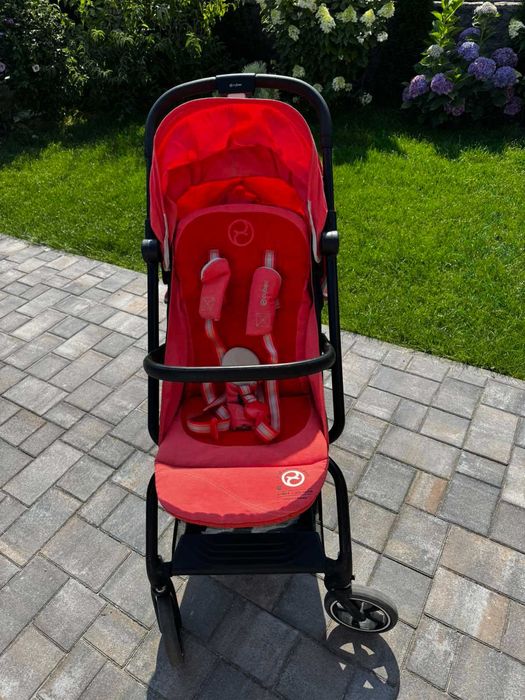 Прогулянкова коляска  Cybex Eezy S PLUS+ 2  Hibiscus Red