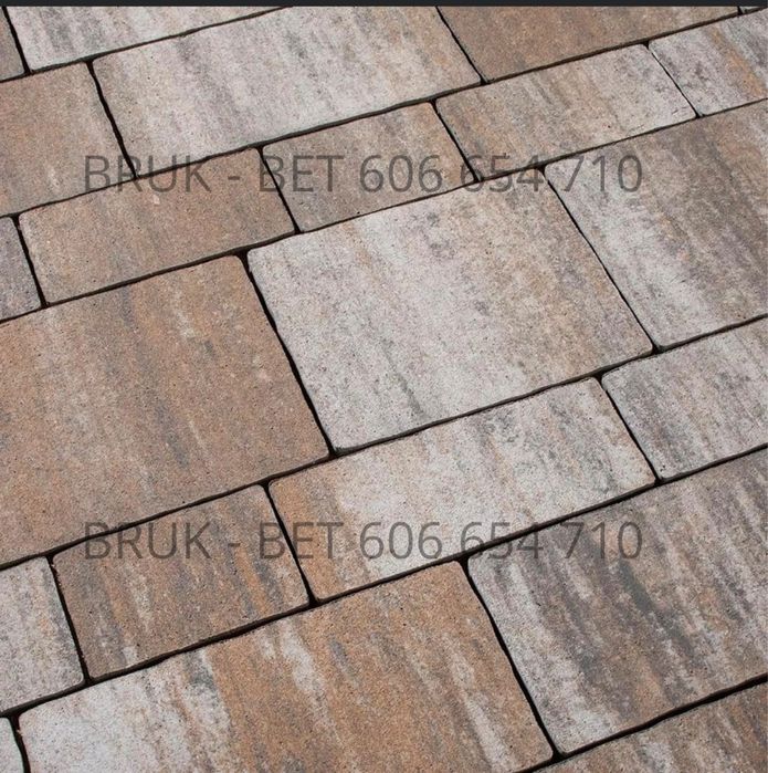 Kostka brukowa BRUK-BET  Promenada 6,5 cm, Ideo 6 cm Polbruk