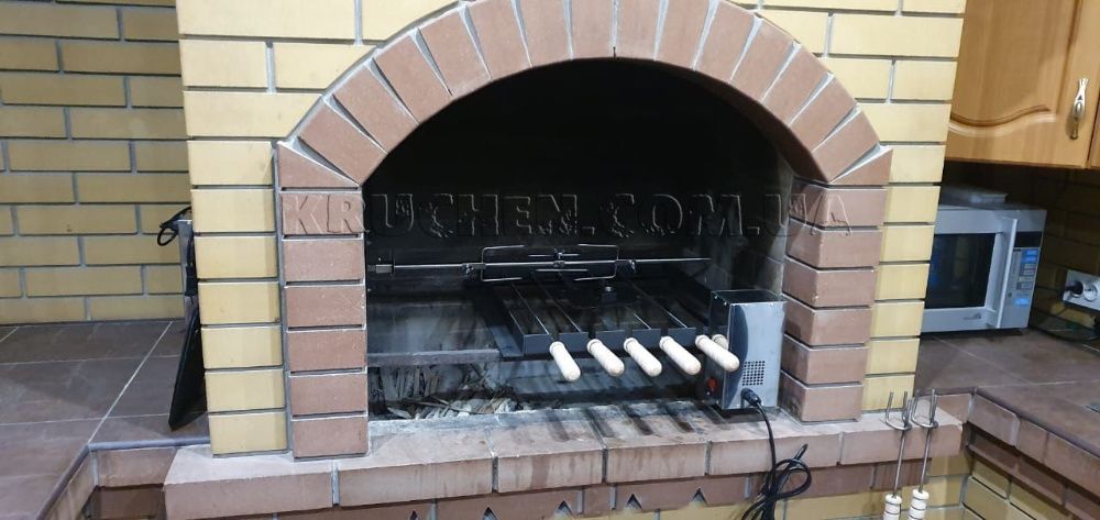 Вертел для барбекю с электроприводом - Вертел в топку, камин - Печник