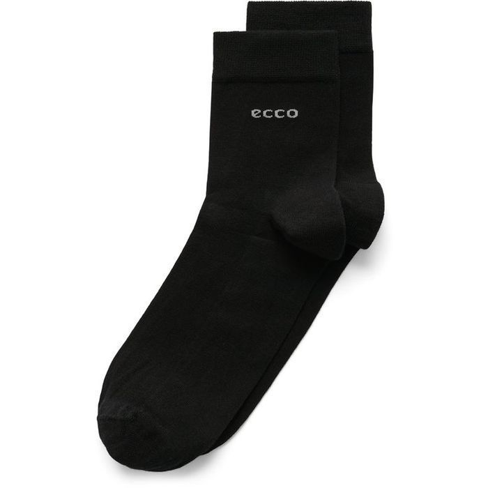 skarpetki ECCO Classic Ankle Cut, 3 Pack, do kostki, czarny, EU 39-42